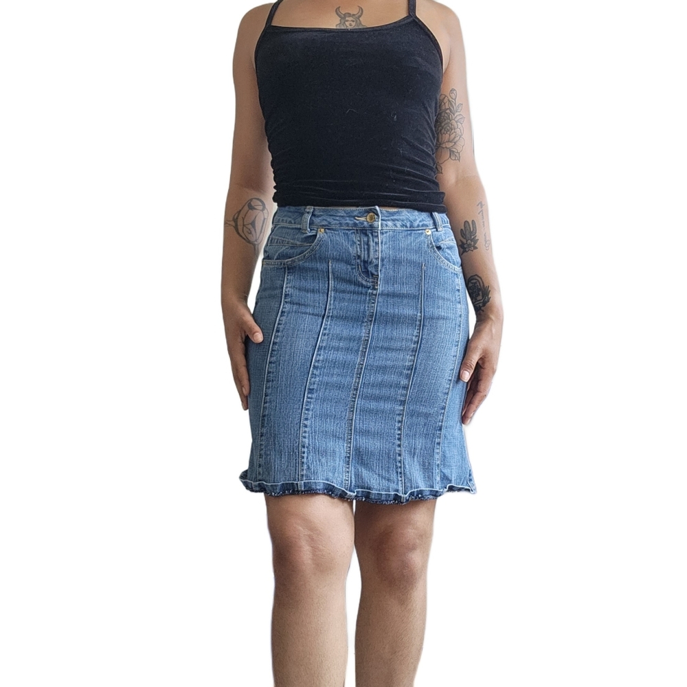 Y2k L.A. Blues denim skirt Size 6